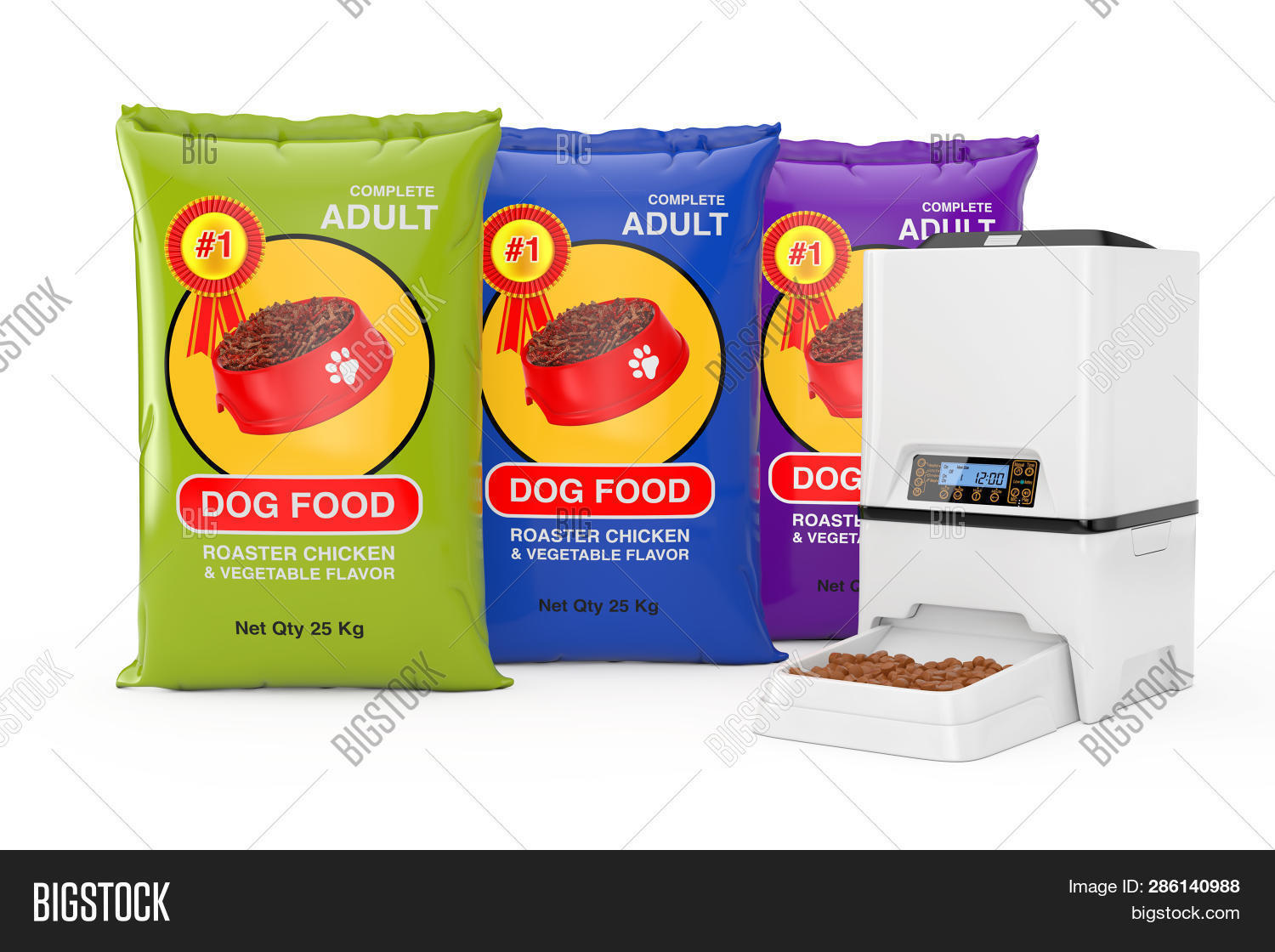 Dog Food Bag Packages Image Photo Free Trial Bigstock