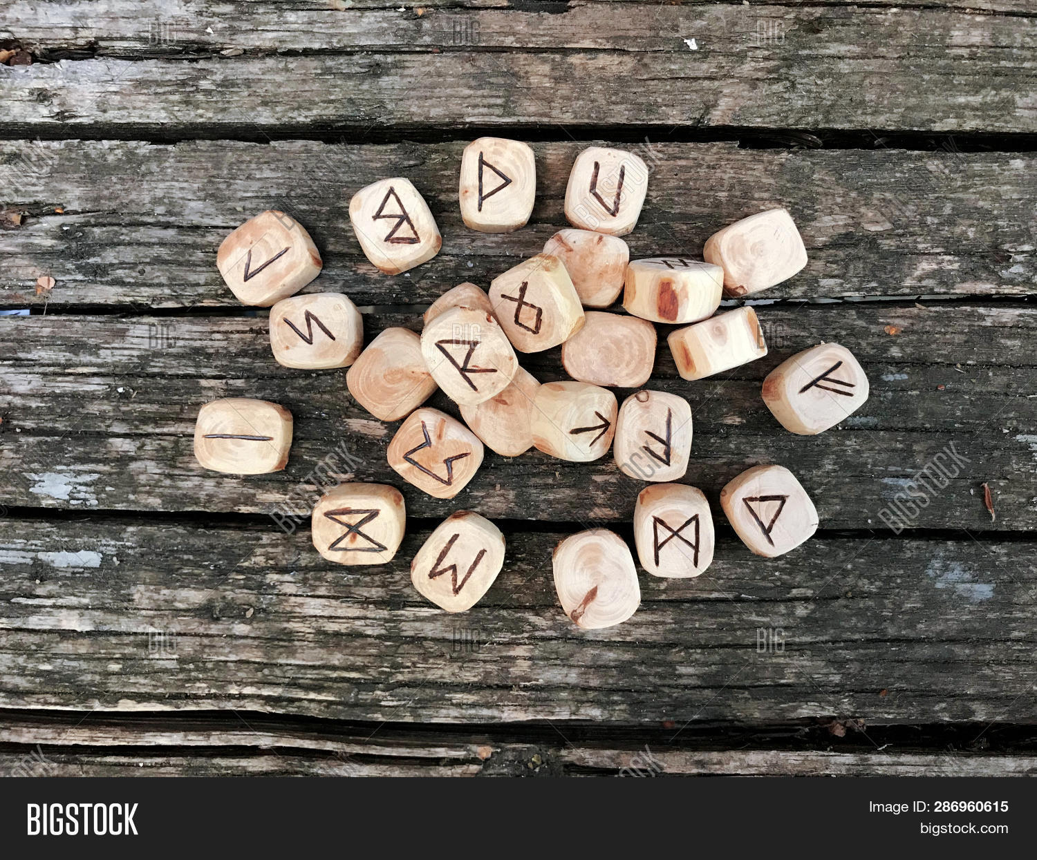 Stack Wooden Runes Image & Photo (Free Trial) | Bigstock