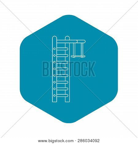 Swedish Ladder Icon. Outline Illustration Of Swedish Ladder Vector Icon For Web