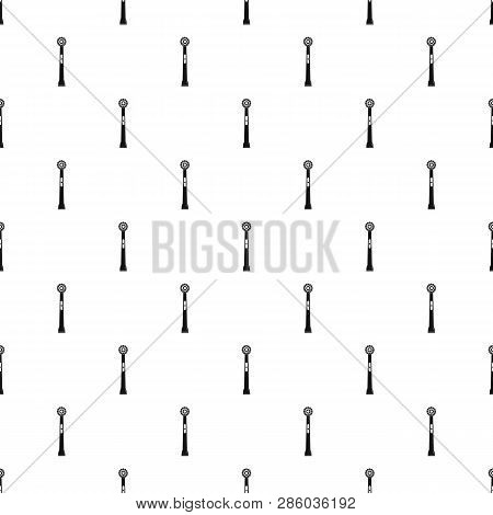 Head Of Electro Toothbrush Pattern Seamless Vector Repeat Geometric For Any Web Design
