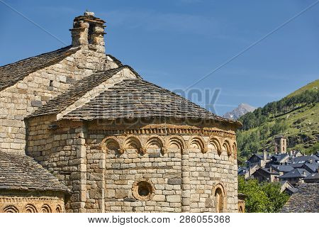 Spanish Romanesque. Sant Climent De Taull Church. Vall De Boi. Spain