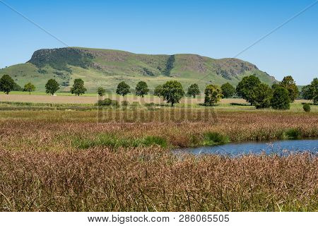 A Popular Bird Watching Lake And Background Scenery In The Natal Midlands, South Africa.