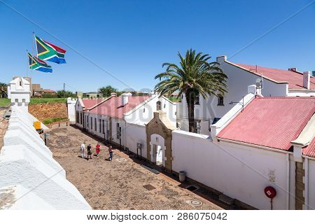 Johannesburg, South Africa, 17th February - 2019: Exterior View Of Old Prison Fort In City Centre