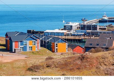 Helgoland City Harbor, Germany