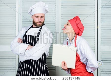 Stop Razzing Me. Financial Auditor Stick Tongue To Head Cook. Naughty Book Keeper Performing Audit O