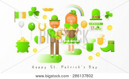 Set Icons For Patricks Day