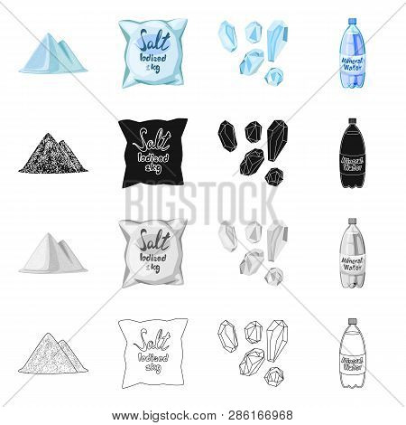 Vector Illustration Of Cooking And Sea Icon. Set Of Cooking And Baking   Vector Icon For Stock.