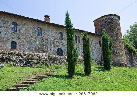 SchloÃŸ von Rivalta. Emilia-Romagna. Italien.