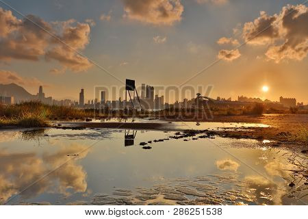 The Landscape Inverted Reflection In Water Hk