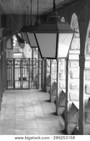 Black Photo Of Ghost House Corridor Hk