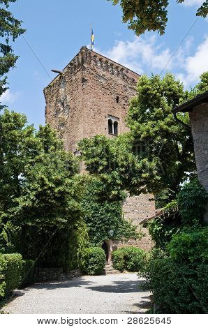 SchloÃŸ von Rivalta. Emilia-Romagna. Italien.