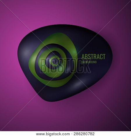 Amorphous Forms On A Bright Background. Abstract Illustration.