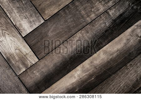 Brown wooden textured flooring background