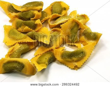 Green Tortelli With Herbs Bitter Of Mantua Castel Goffredo
