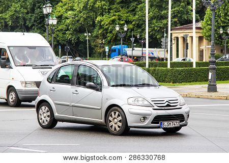 Berlin, Germany - September 10, 2013: Motor Car Citroen C3 In The City Street.