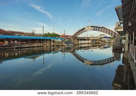 Trad, Thailand - December 01, 2018: Viewpoint Of The Eye Of Nam Chieo Village, Trad Province, Thaila