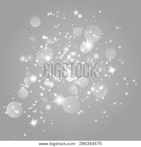 Sparks Glitter Special Light Effect. Vector Sparkles On Transparent Background. Christmas Abstract P