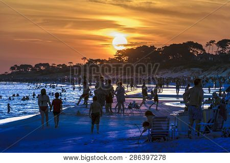 Parque Del Plata Beach, Canelones, Uruguay
