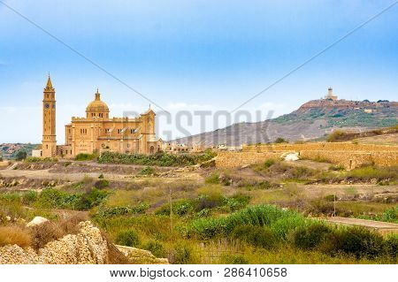 The Basilica Of The National Shrine Of The Blessed Virgin Is A Roman Catholic Minor Basilica In Gozo
