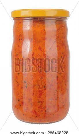 Ajvar chutney relish homemade product