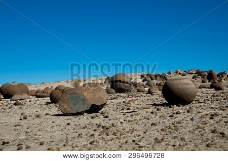 Natural Stone Balls - Ischigualasto Provincial Park- Argentina