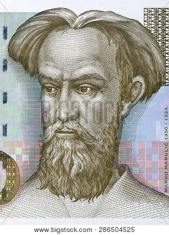 Marko Marulic A Portrait From Croatian Money