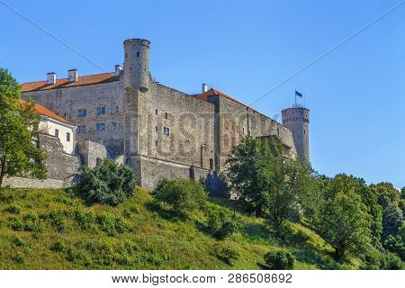 Toompea Castle Is A Castle On Toompea Hill In The Central Part Of Tallinn, Estonia