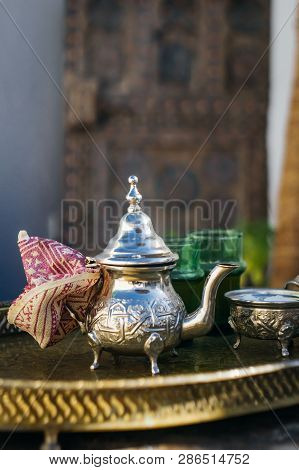Arabian Mint Tea (moroccan Mint Tea) The National Hot Drink In The Middle East And The Muslim World.