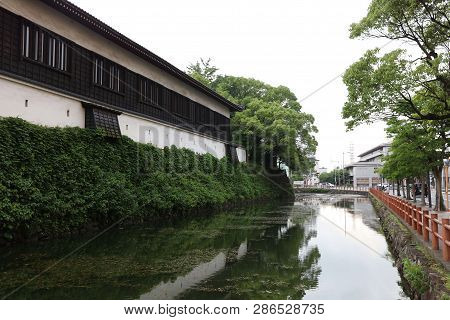 Yasaka Shrine Side By Kumamoto Castle  June 2016