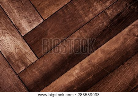 Brown wooden textured flooring background