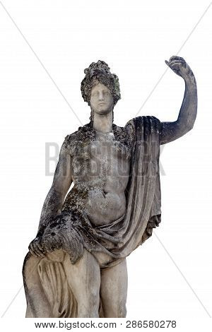 Antique Statue Of Amphitrite (greek Mythology). She Was A Sea Goddess And Wife Of Poseidon, Queen Of
