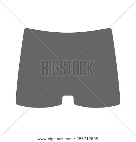 Men Underwear Button. Vector Underwear Illustration Isolated, Men Clothing Short. Underpants. Plaid 
