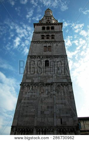 Ghirlandina Bell Tower, Unesco Heritage, Modena, Italy