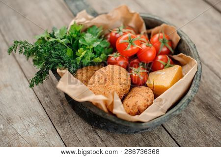 Delicious Traditional Georgian Hot Dish Mchadi In The Pot
