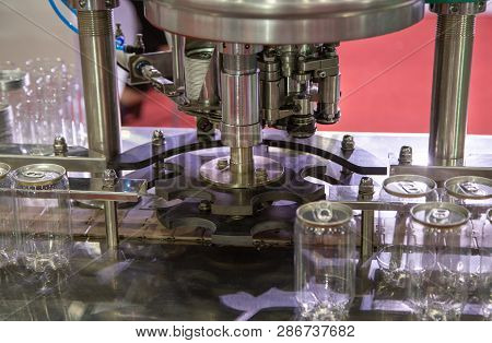 Production Line Of Automatic Ring Pull Can Sealing Machine