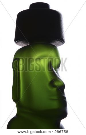 Green Pisco Bottle