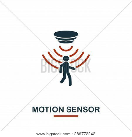 Motion Sensor Icon From Sensors Icons Collection. Creative Two Colors Design Symbol Motion Sensor Ic
