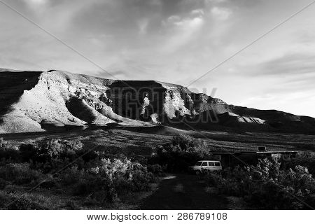 Tankwa Karoo National Park, South Africa, August 30, 2018: A Camping Site At Perdekloof In The Tankw