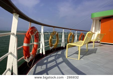 Deck Of Hong Kong Ferry