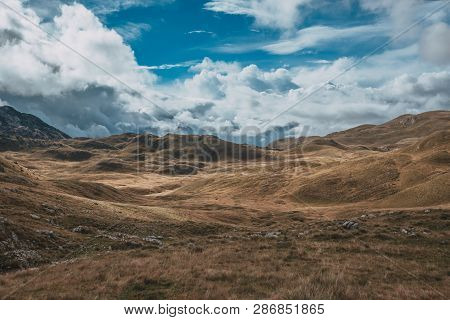 Montenegro, National Park Durmitor, Mountains And Clouds
