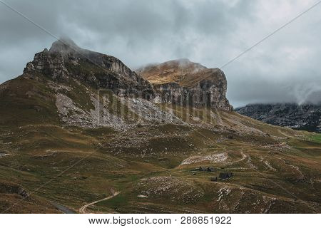 Montenegro, National Park Durmitor, Mountains And Clouds