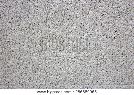 Fragment Of Modern Wall Made From Gas Silicate Blocks. Wall Interior Design. Brick Wall Block Backgr