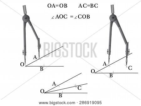 Building With Compasses On The Lessons Of Mathematics And Geometry: The Bisectors Of The Angle, Hexa