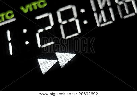 Makro erschossen Anzeige von der Sendung video-player