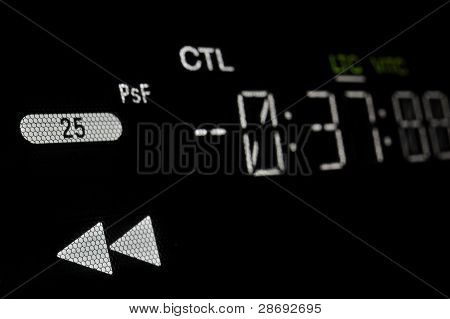 Makro erschossen Anzeige von der Sendung video-player