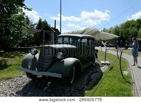 Moscow, Russia - June 20, 2018: Gaz-m1 Car At The Exhibition Of Military Equipment On Poklonnaya Hil
