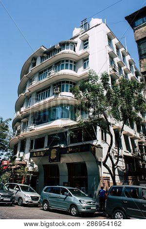 Mumbai India March 1, 2019 View Of A Building  Located At Colaba District In Mumbai In The Afternoon