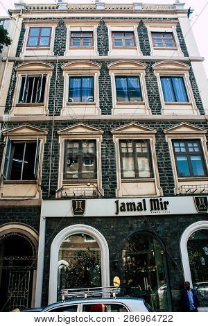 Mumbai India March 1, 2019 View Of A Building  Located At Colaba District In Mumbai In The Afternoon