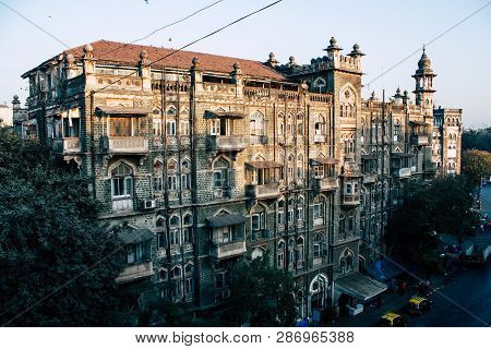 Mumbai India March 1, 2019 View Of A Building  Located At Colaba District In Mumbai In The Afternoon