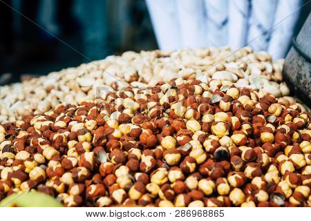 Mumbai India March 1, 2019 Closeup Of A Traditional Street Food Stall Located At Colaba District In 